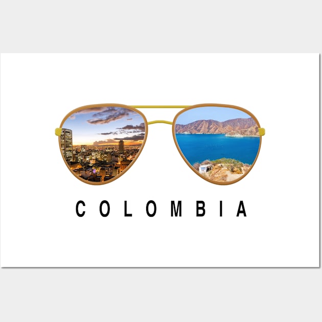 Colombia   sunglasses Wall Art by JayD World